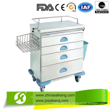 Proveedor de China Anestesia de acero inoxidable Trolley